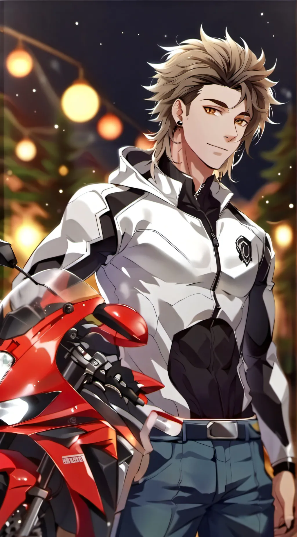 ai character: Leon background