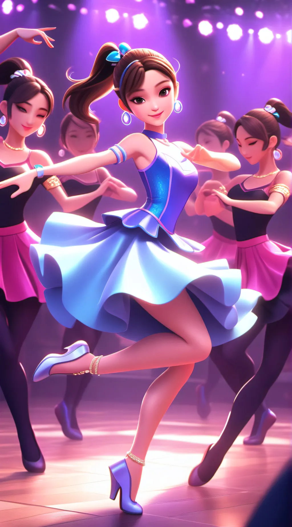 ai character: Abby Lee Miller background