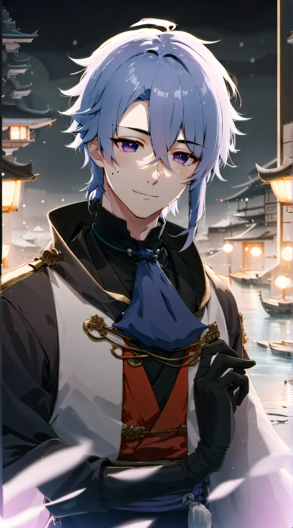 ai character: Kamisato Ayato background