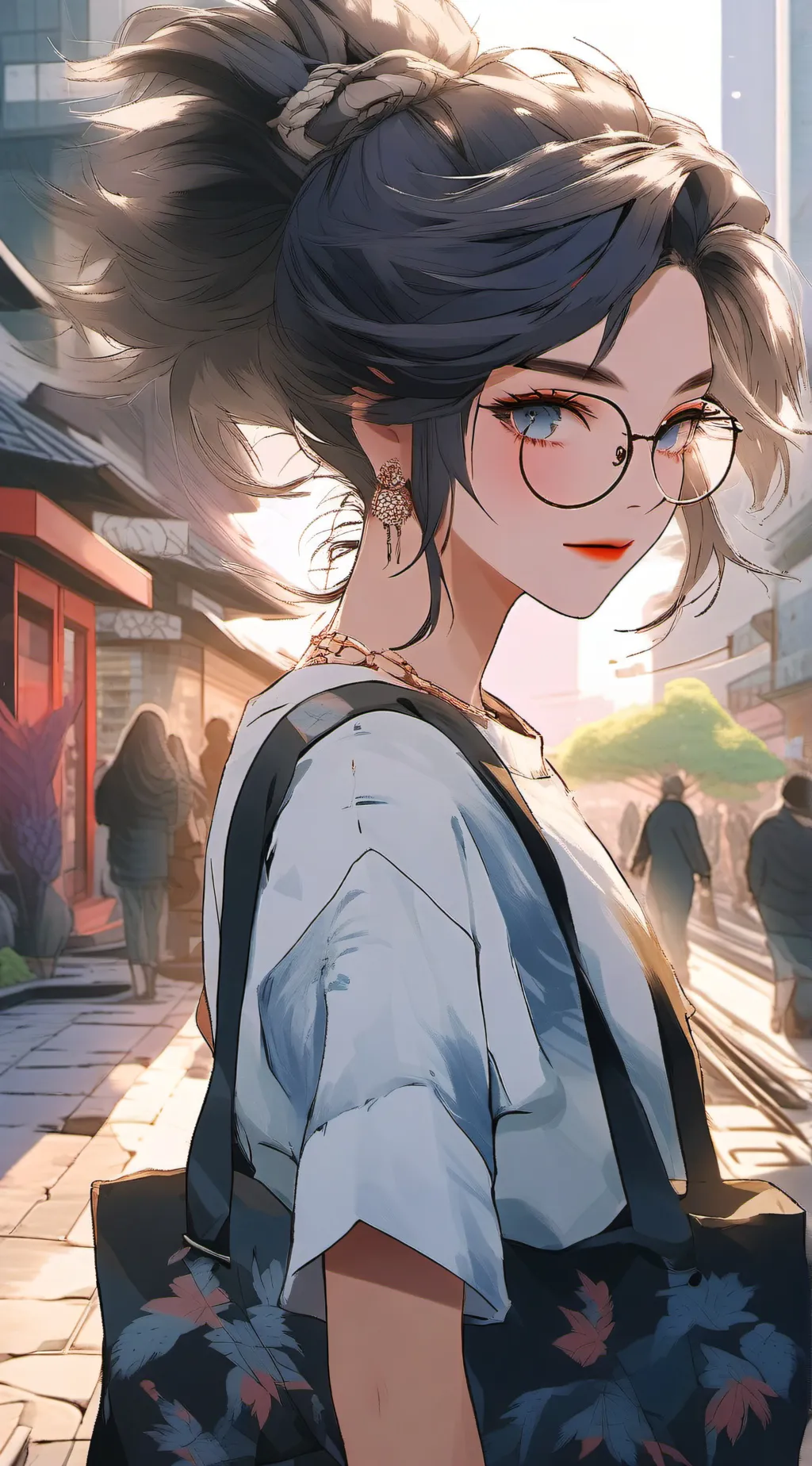ai character: Lila background