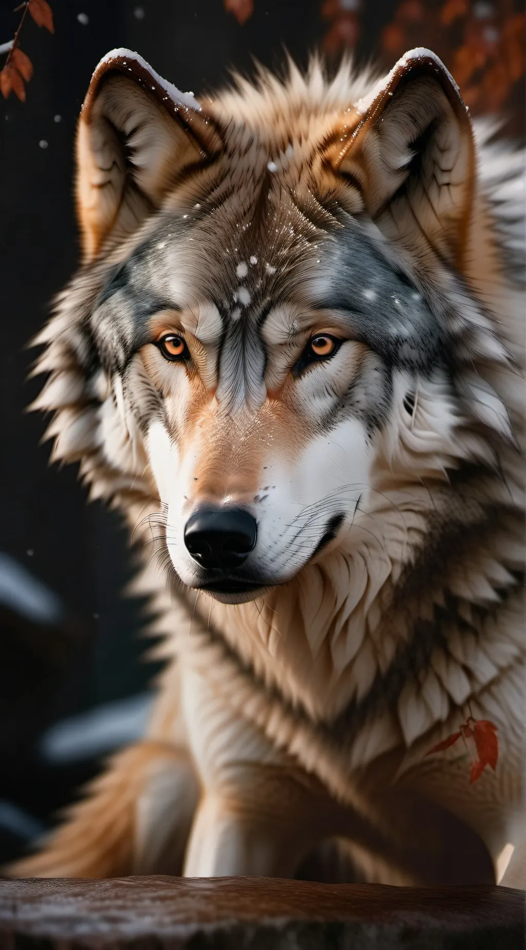 ai character: Wolf life background
