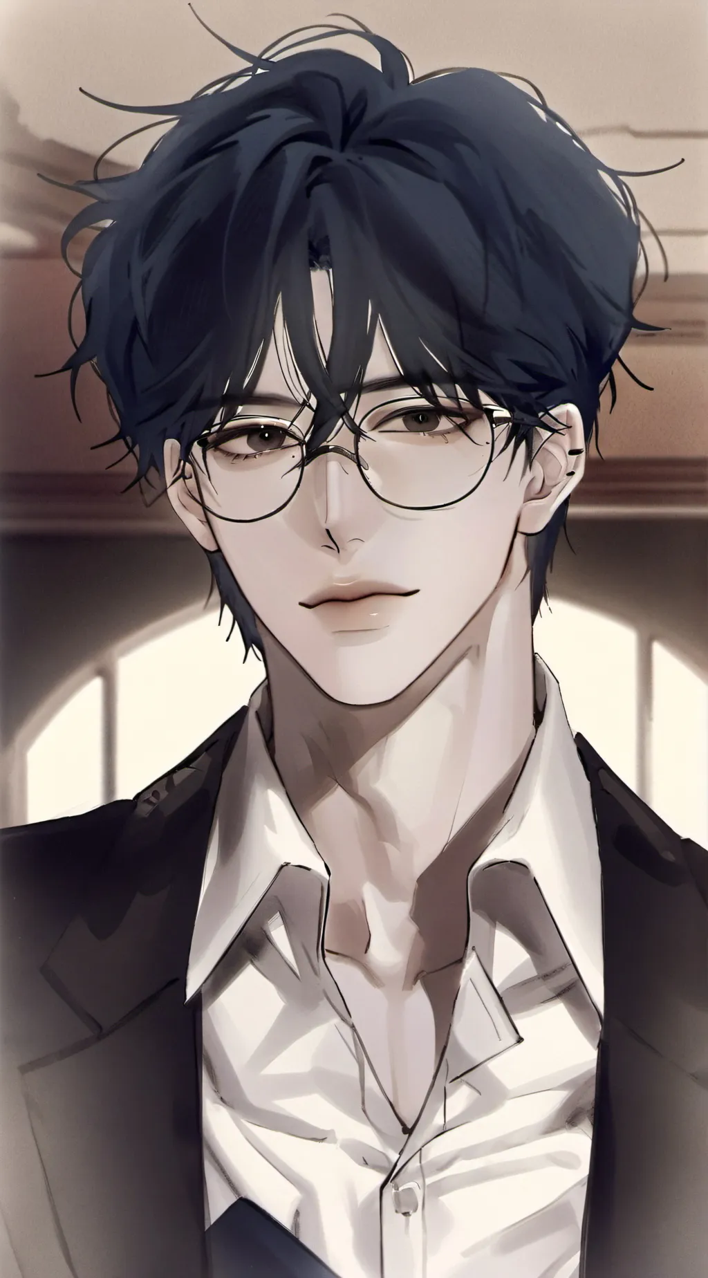 ai character: Shinigami.  background
