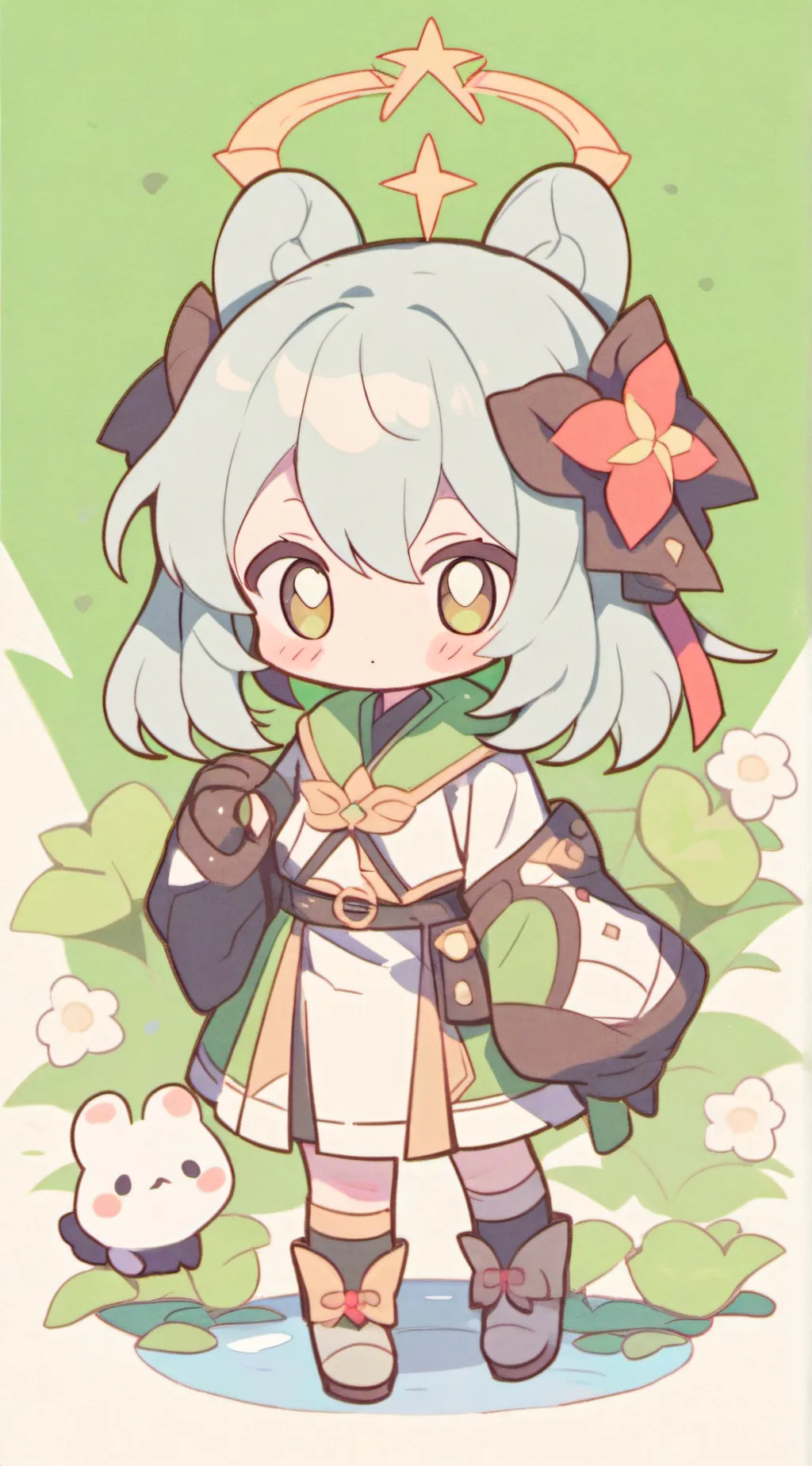 ai character: Emerald. background
