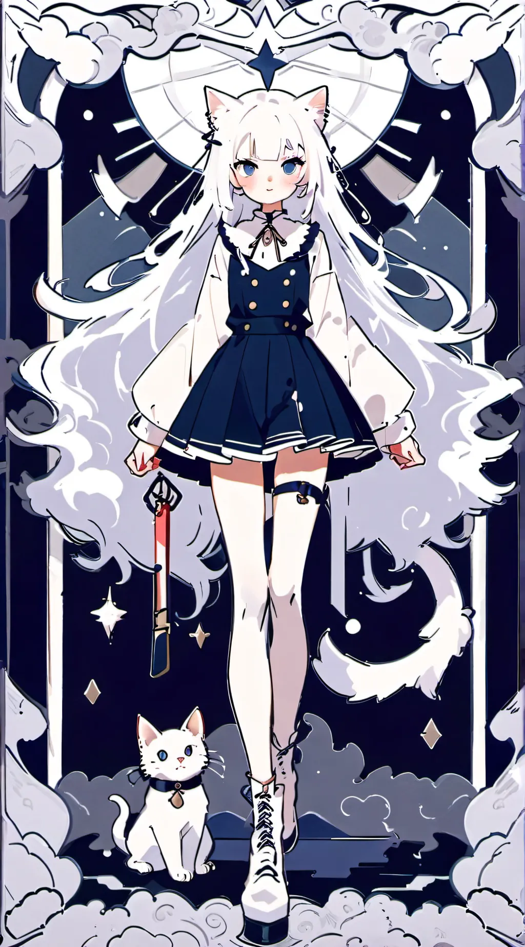 ai character: Luna  background