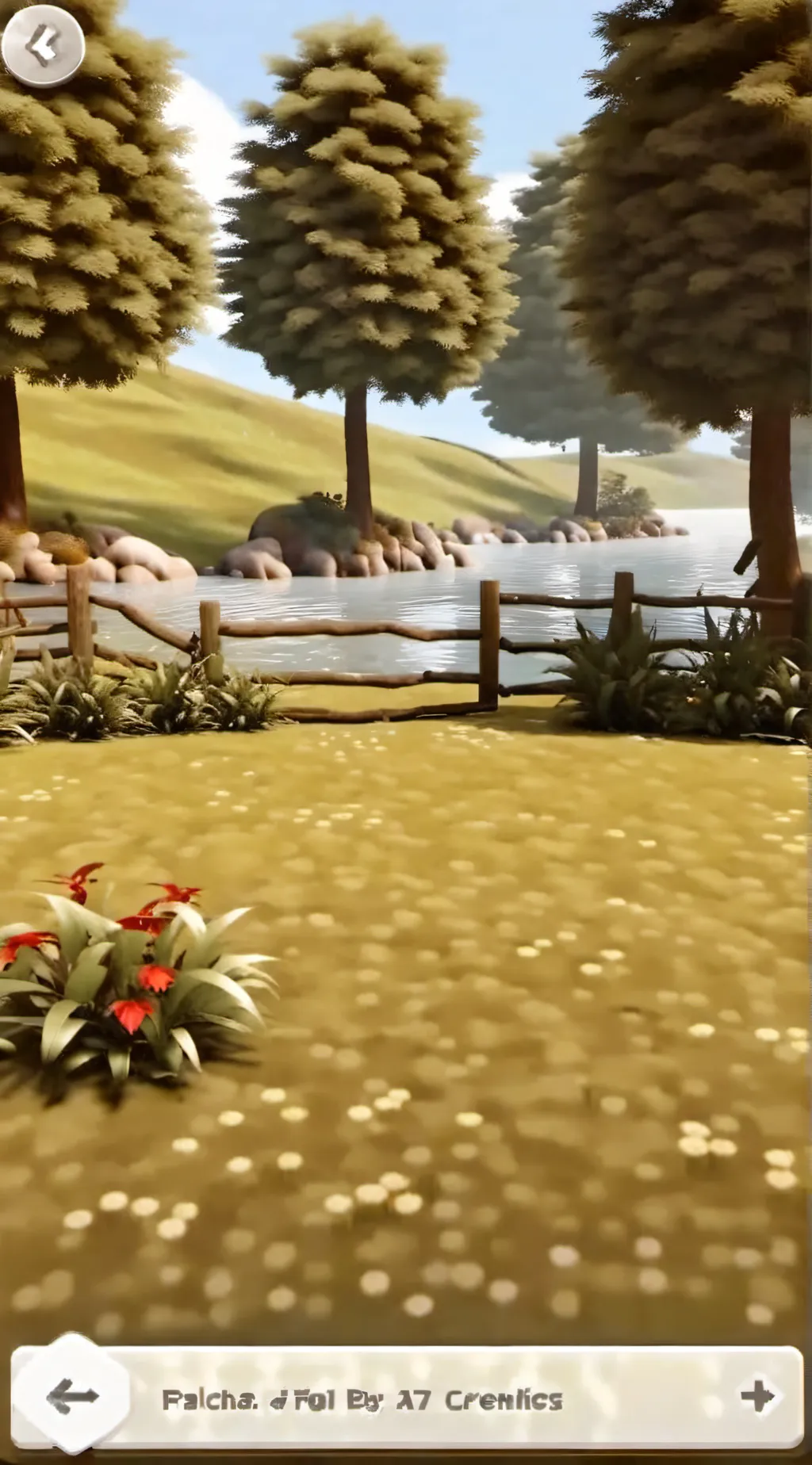ai character: grass background