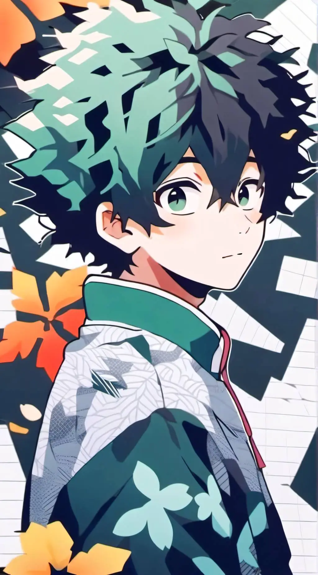 ai character: deku background