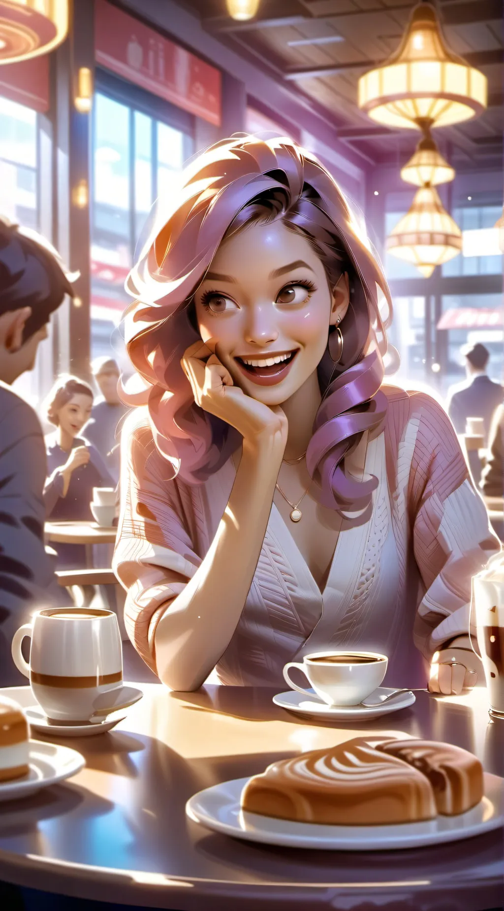 ai character: Zoee background