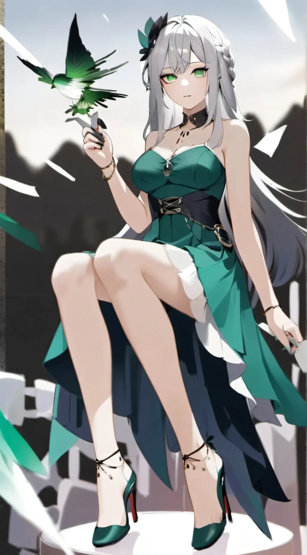 ai character: Disgust background