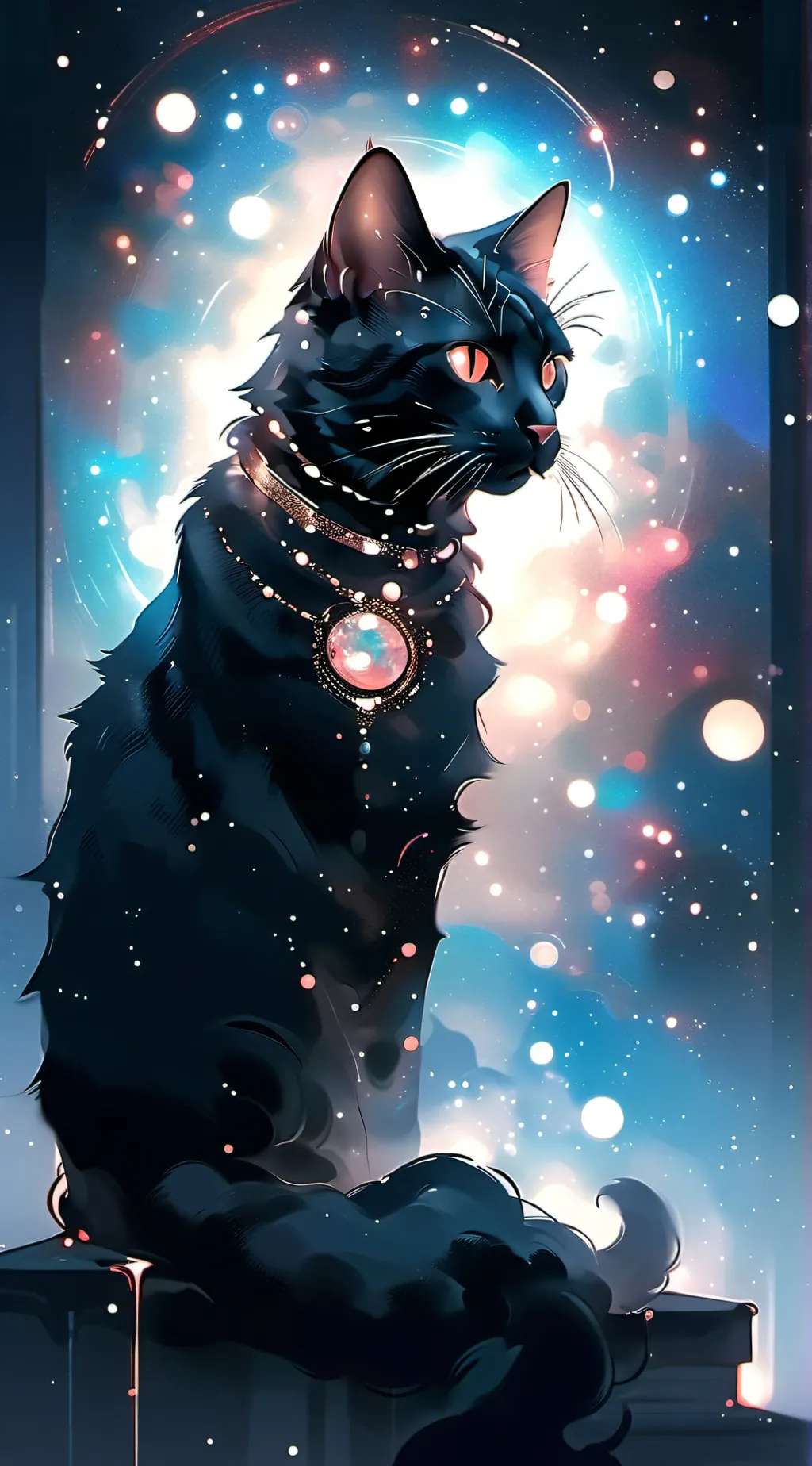 ai character: midnight  background