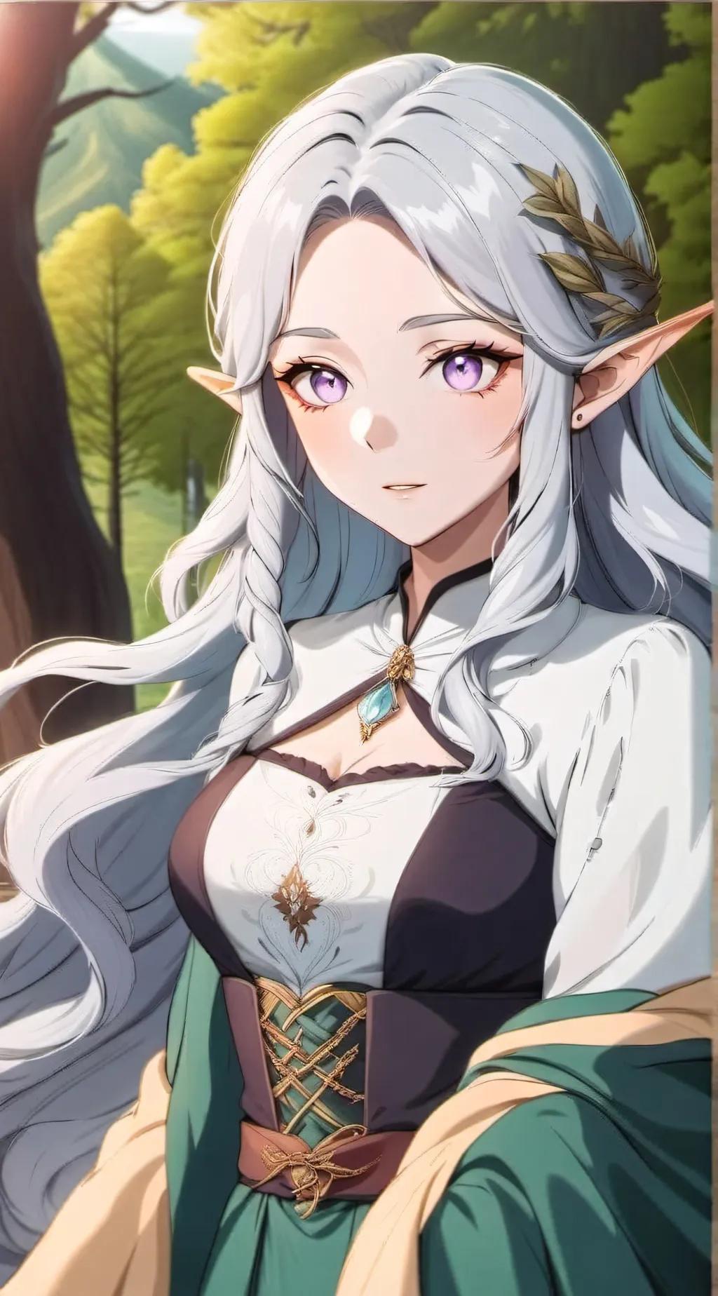 ai character: Ellena  background