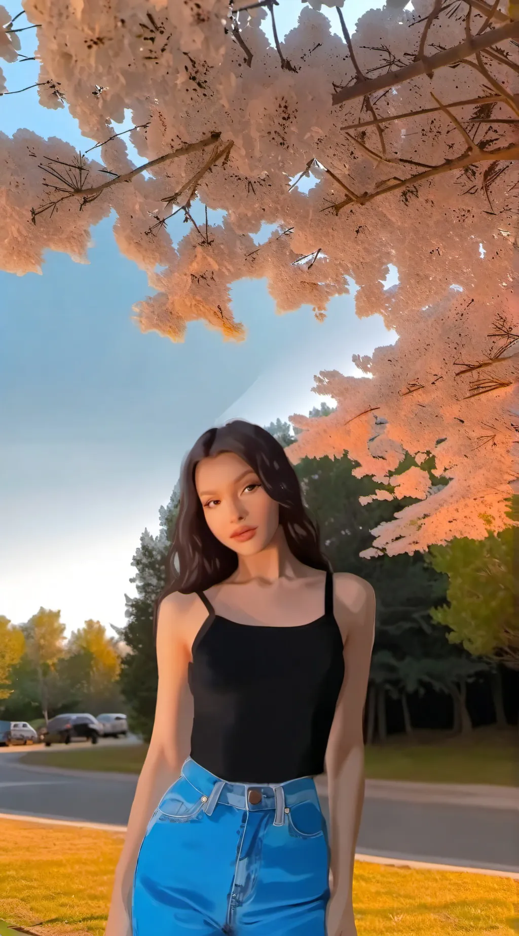 ai character: Sun  background