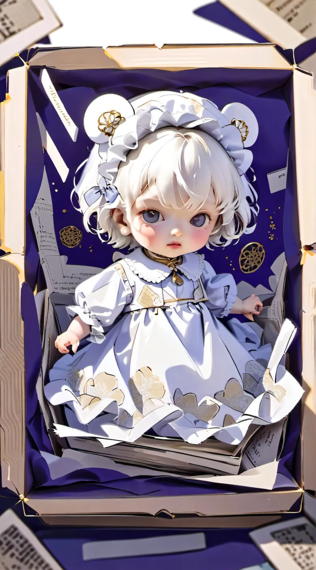 ai character: Lost baby background