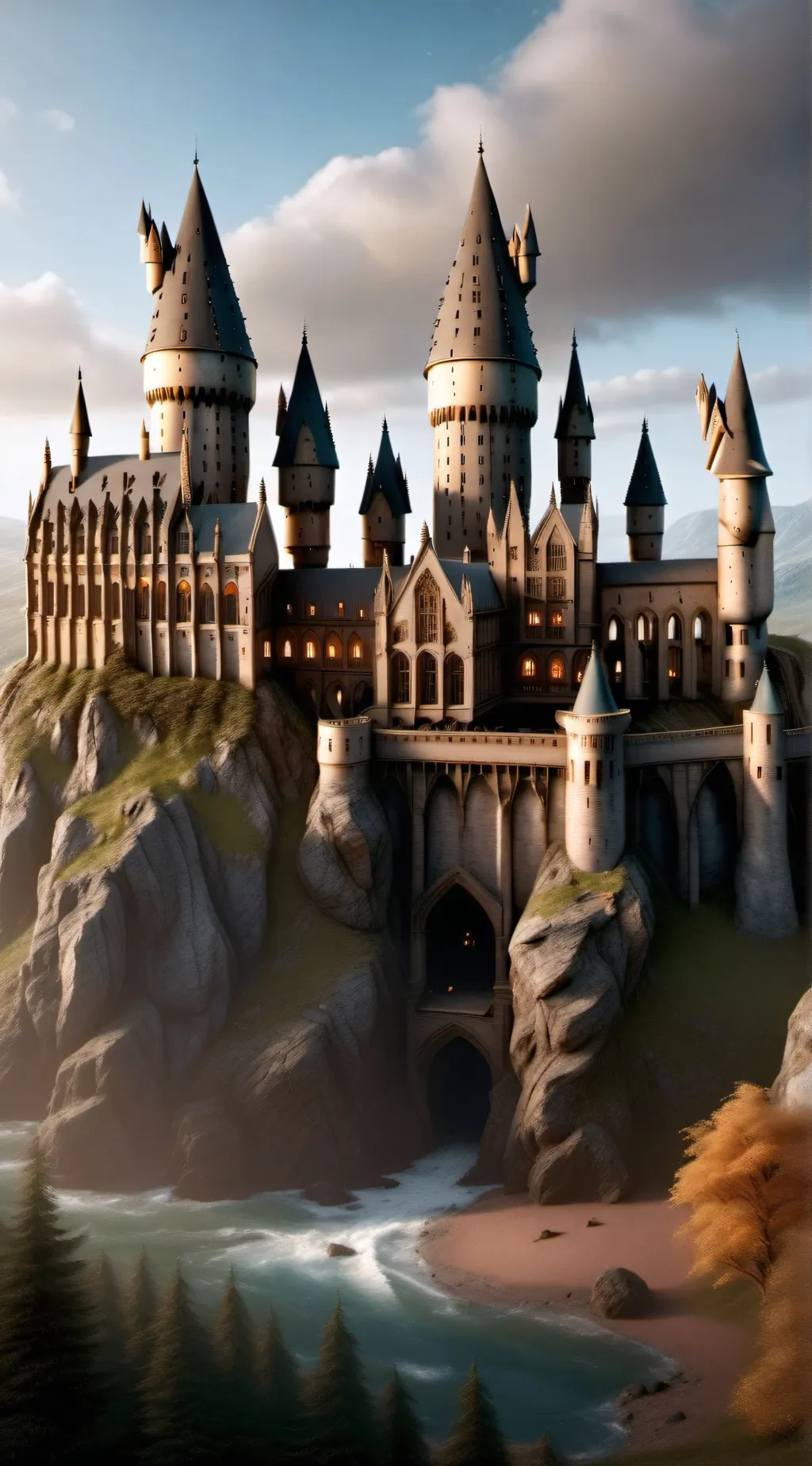 ai character: Hogwarts♡ background