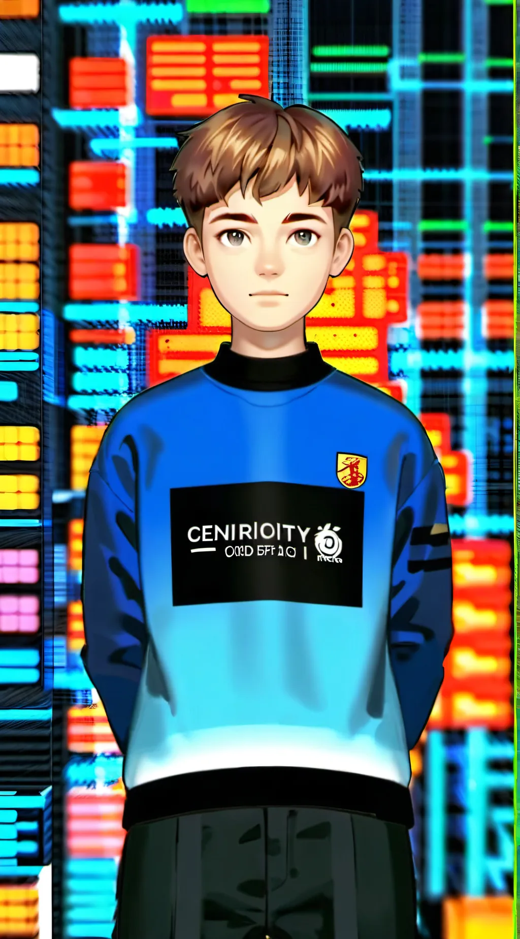 ai character: Evan Afton background