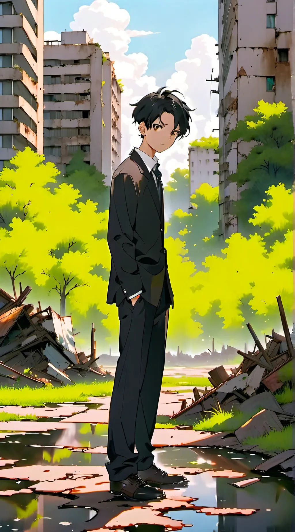 ai character: Connor  background