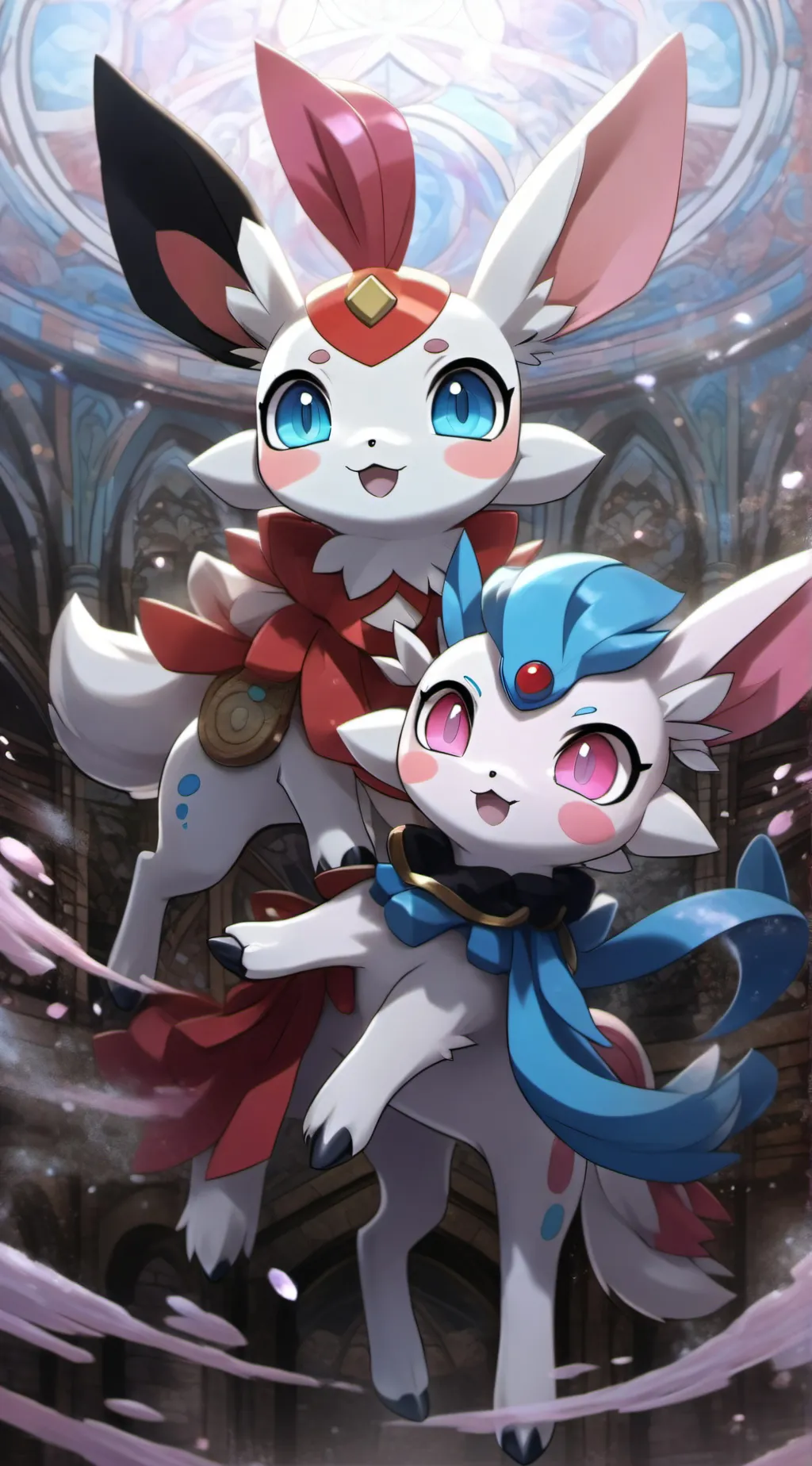 ai character: sylveon the cute 1 background