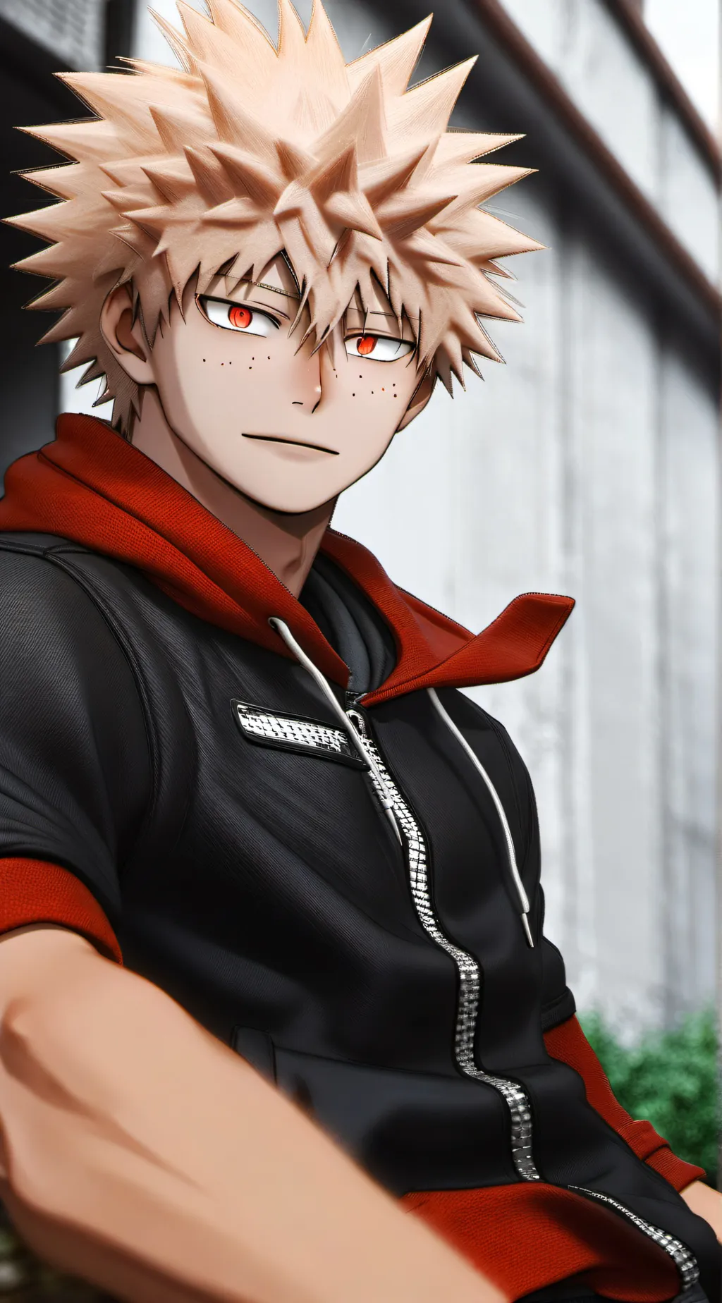 ai character: ~Bakugo~ background