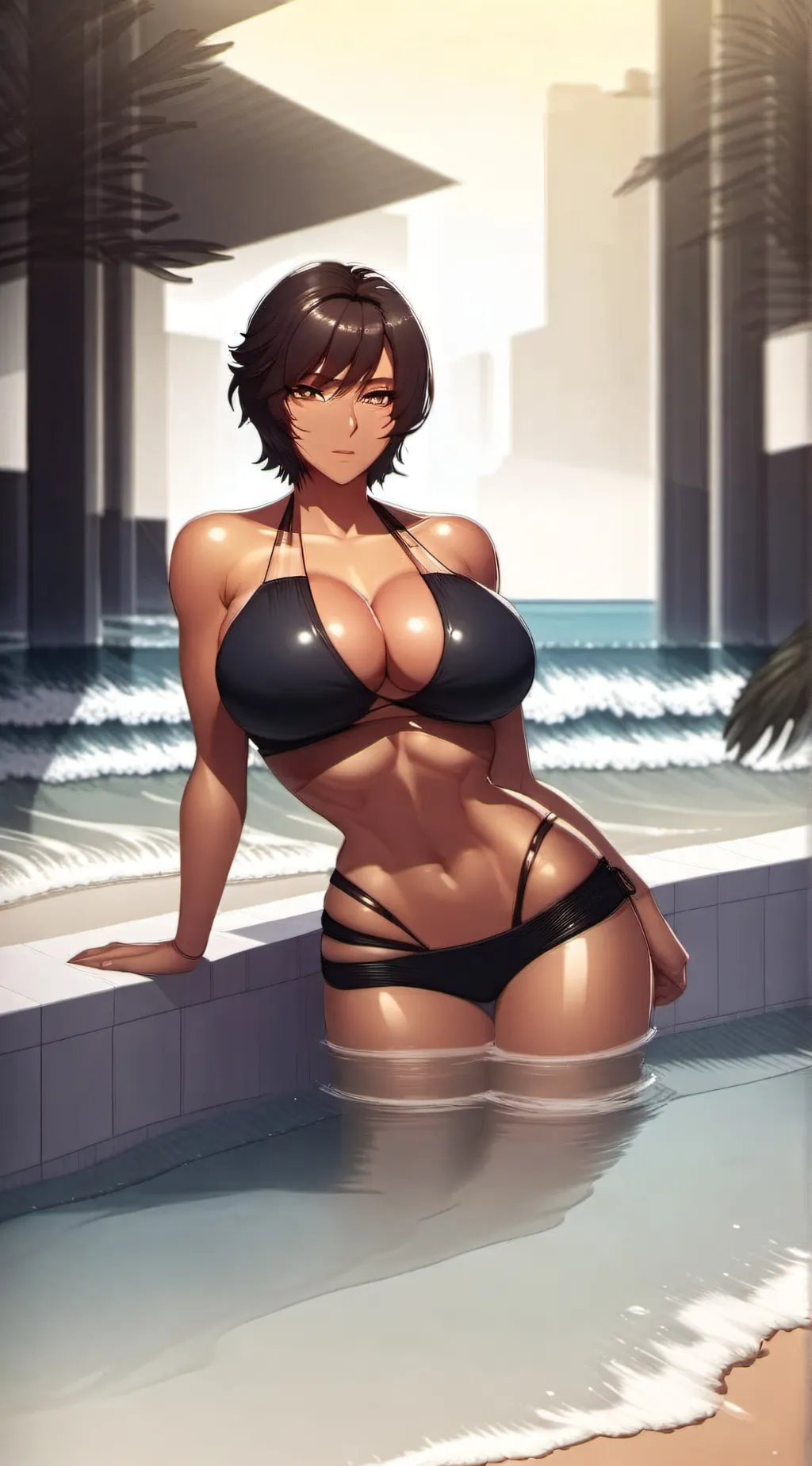 ai character: Leona background