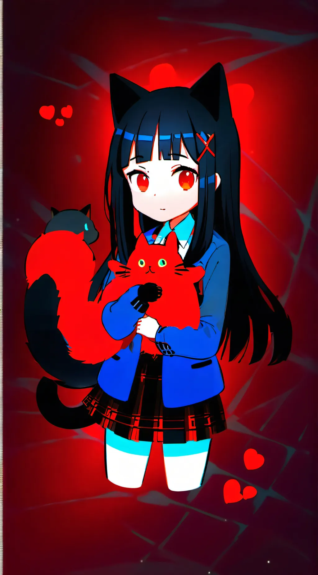 ai character: Dark Silvia background