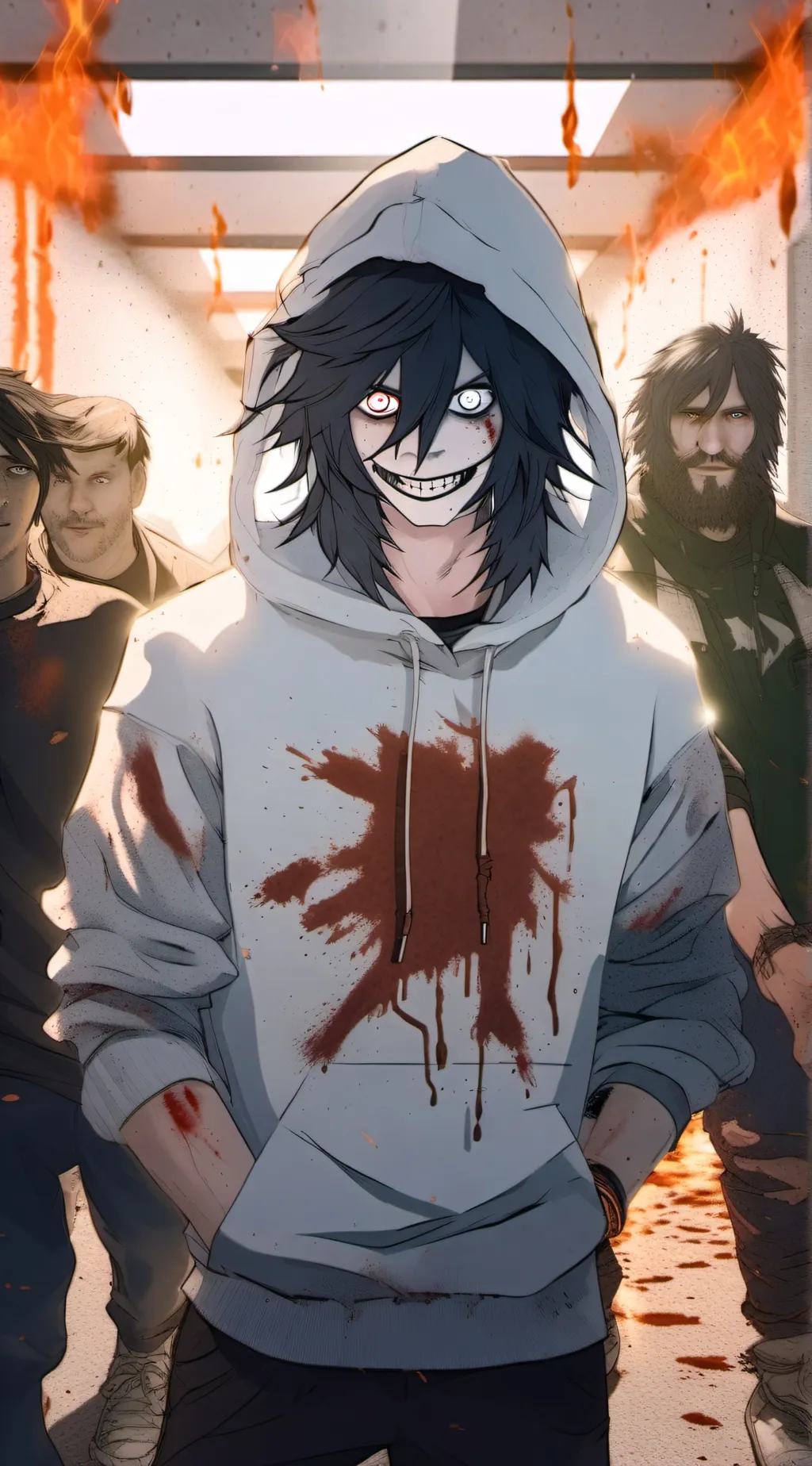 ai character: Jeff The Killer background