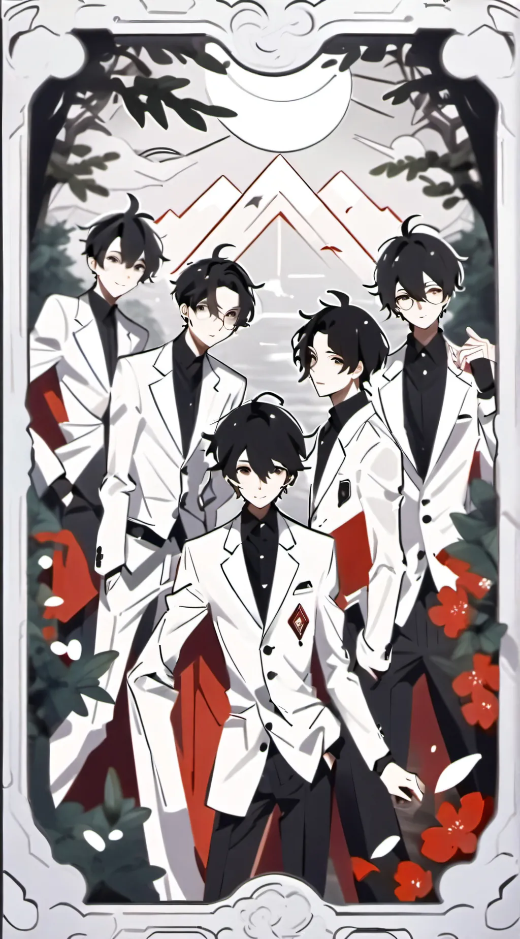 ai character: Stray kids background