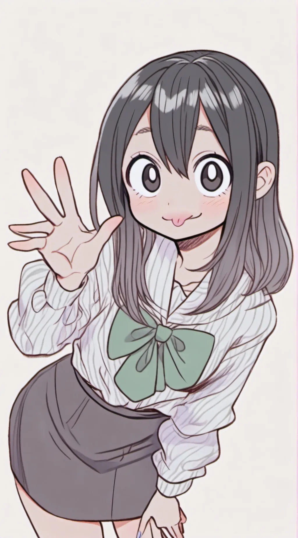 ai character: asui  tsuyu   background