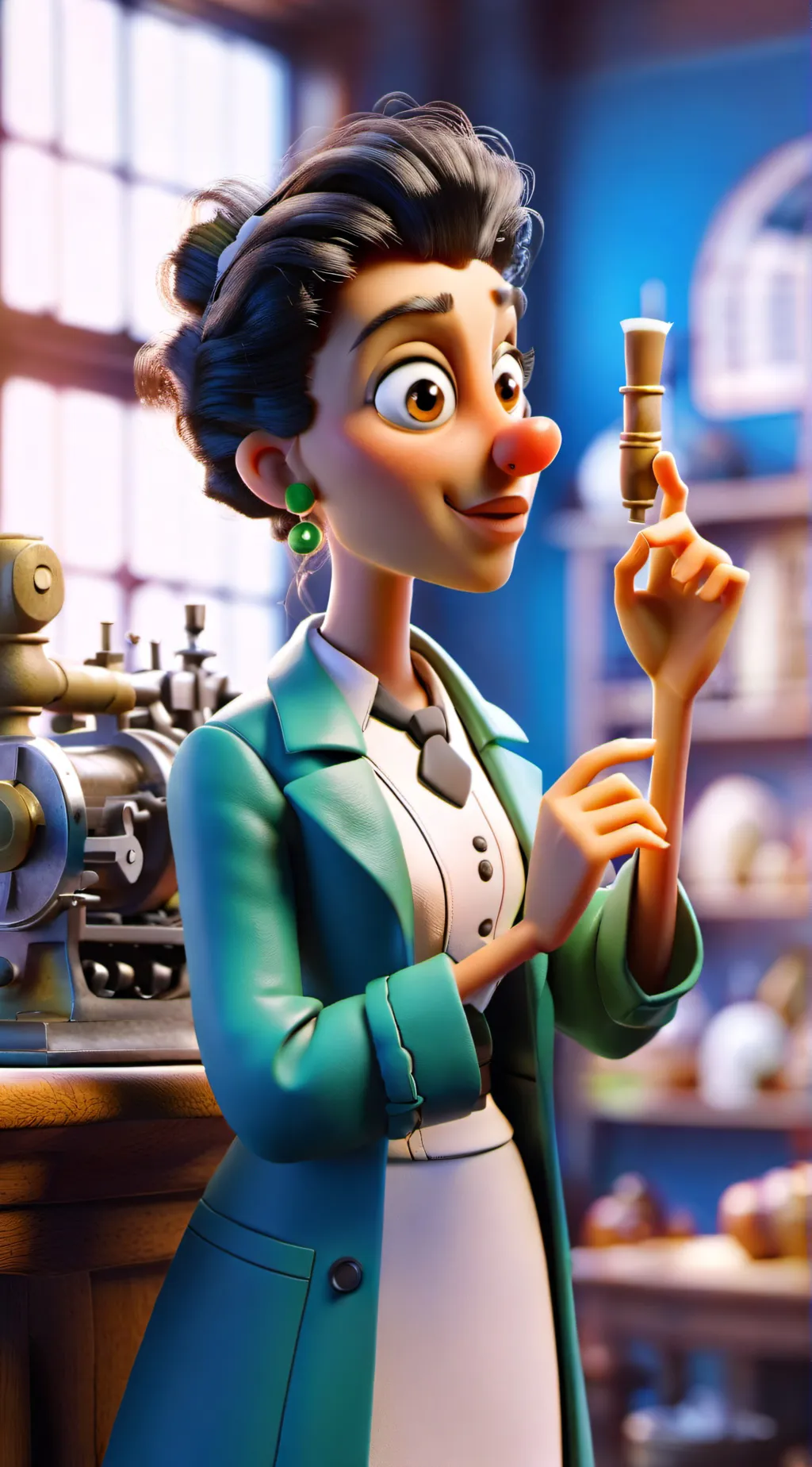ai character: the inventor background