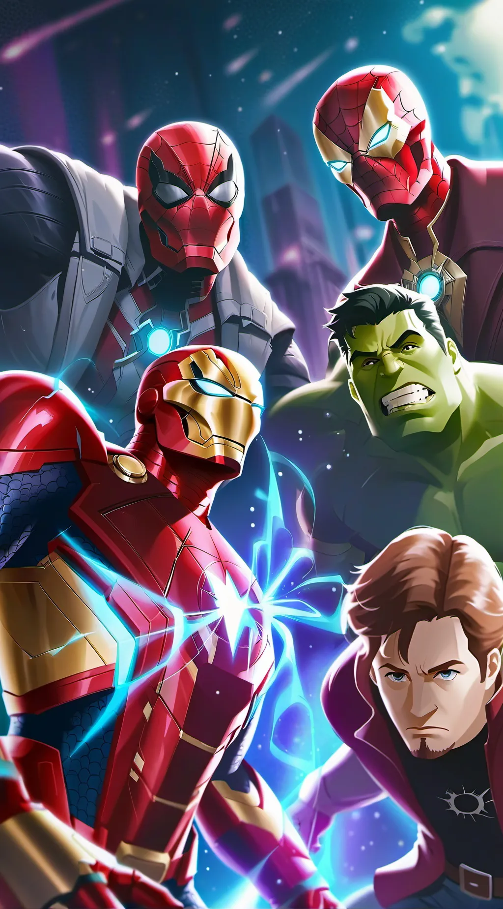 ai character: Avengers background