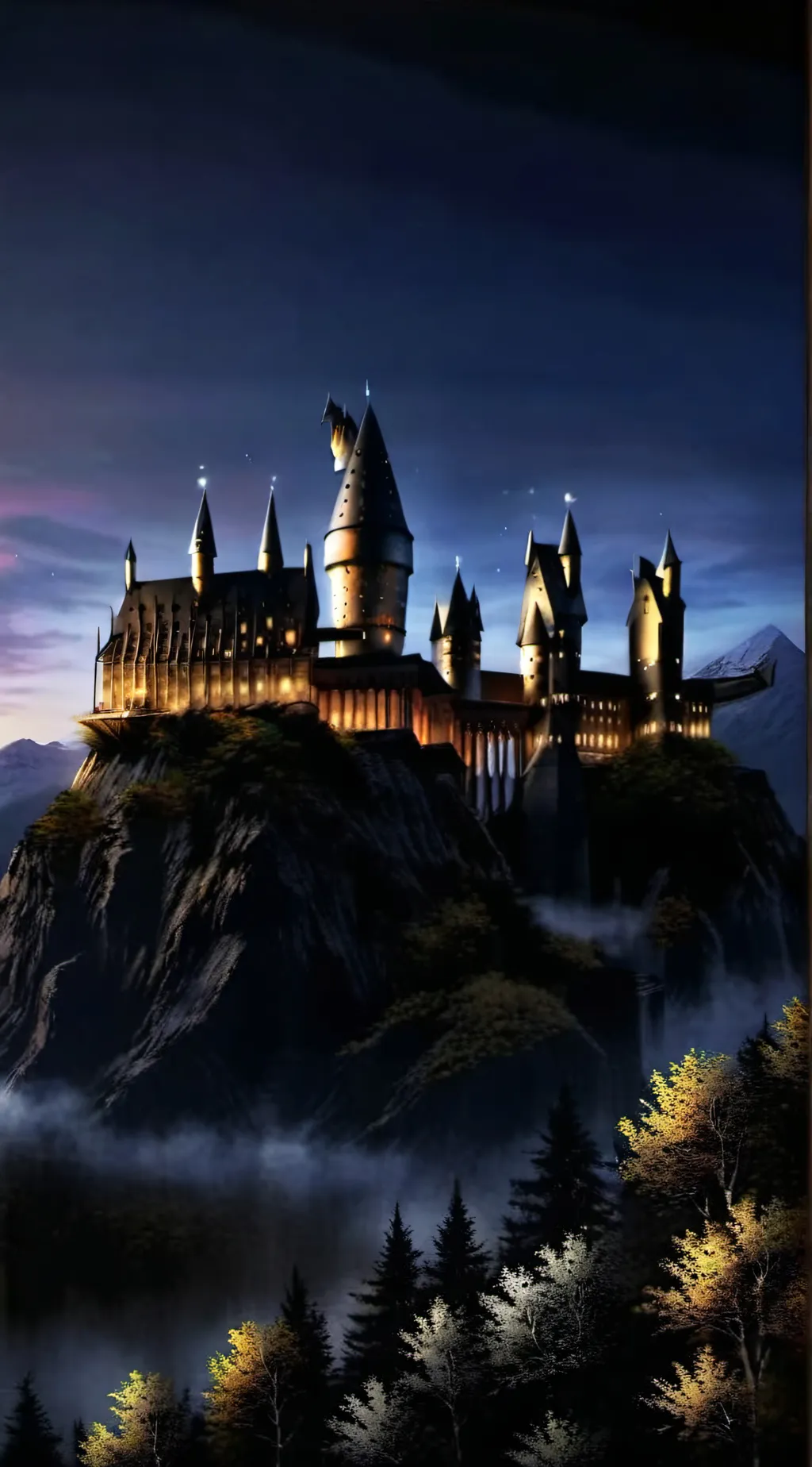 ai character: Hogwarts background