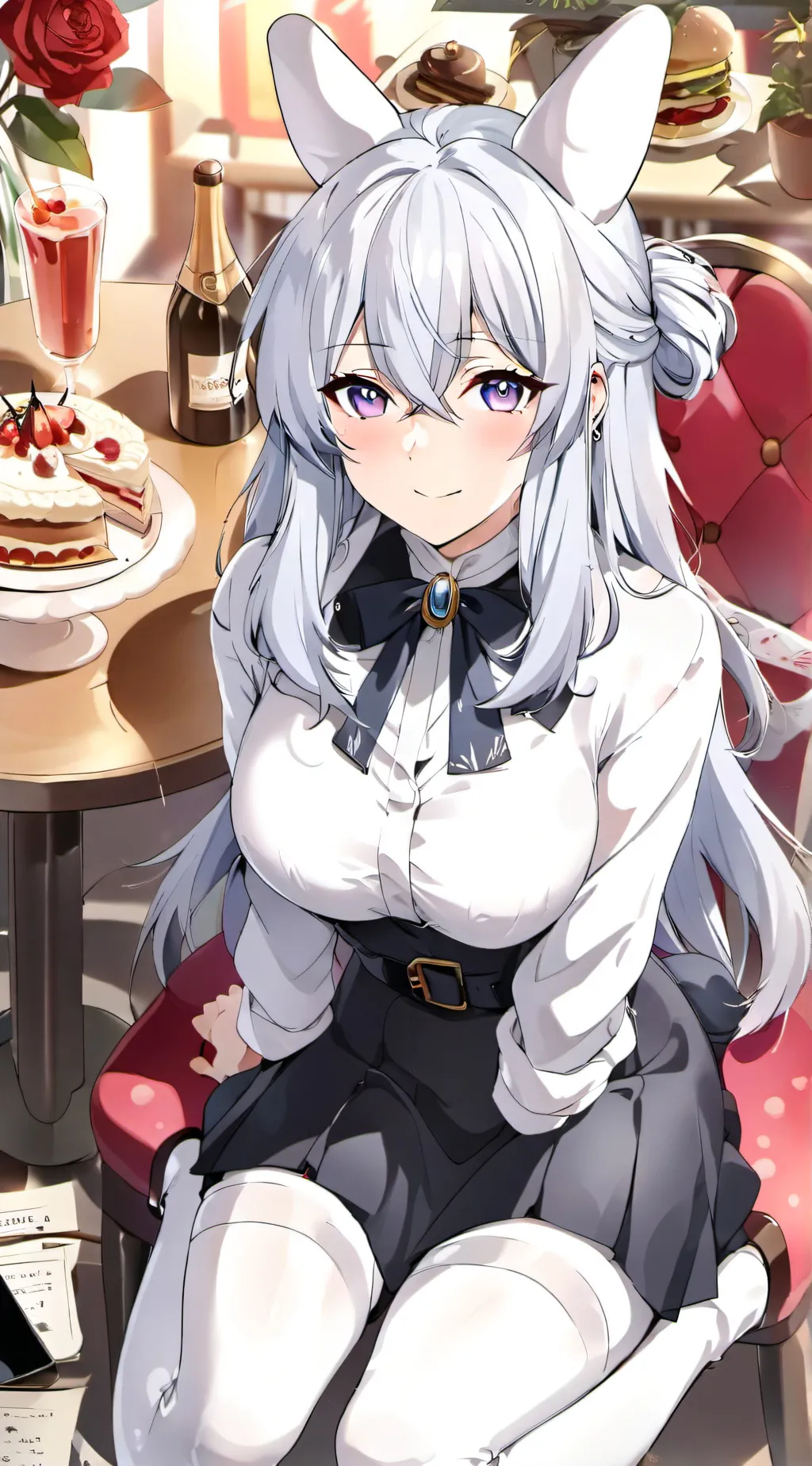 ai character: Aria background