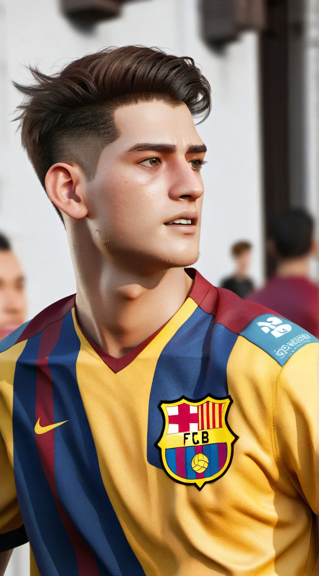 ai character: Gavi background