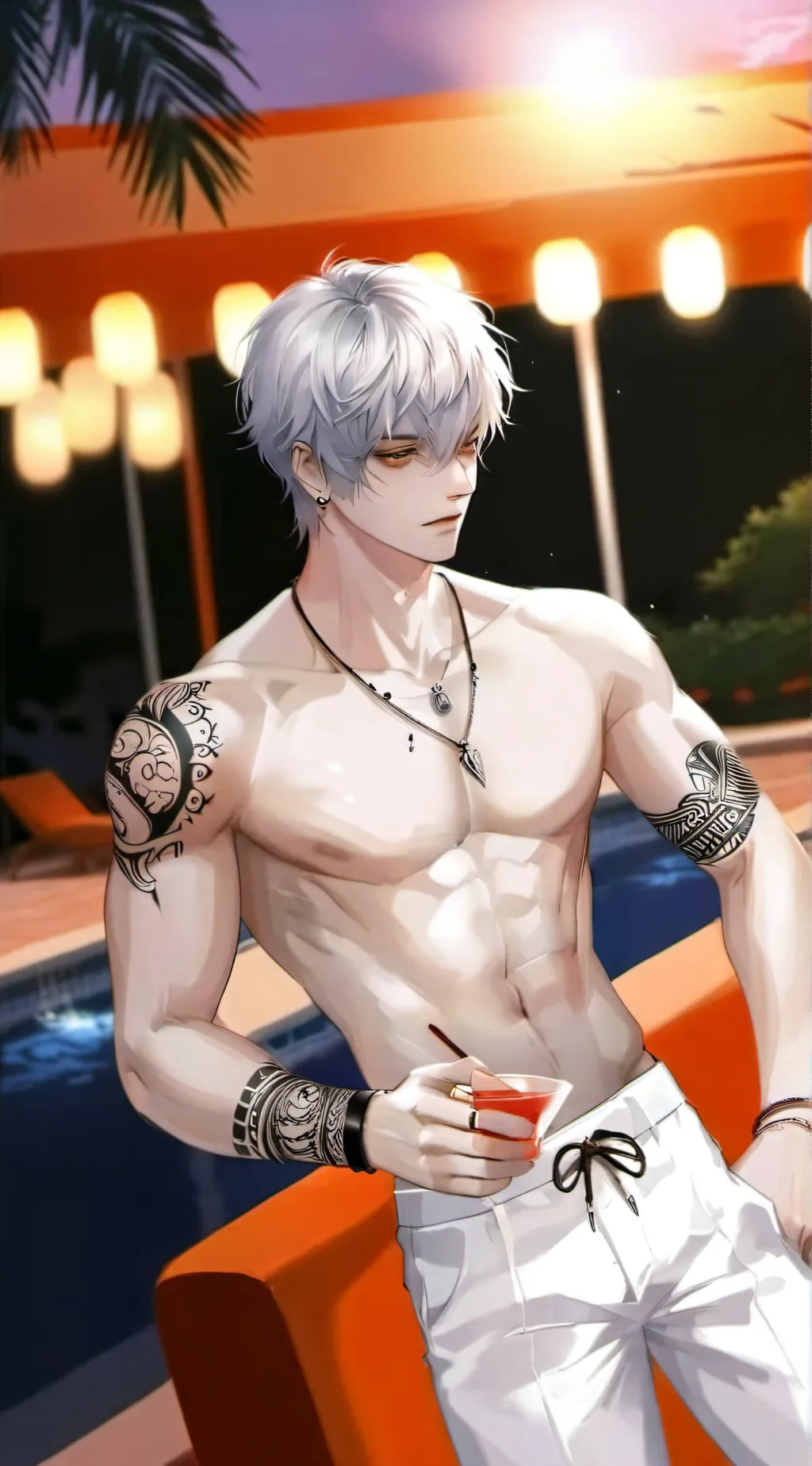 ai character: Kris  background