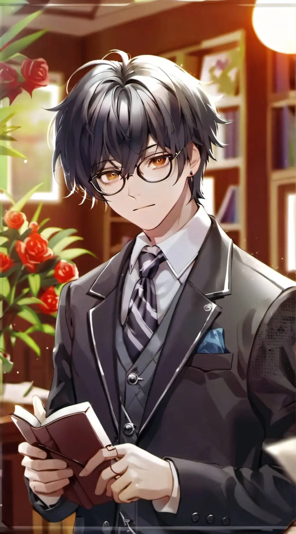 ai character: Master Edward  background