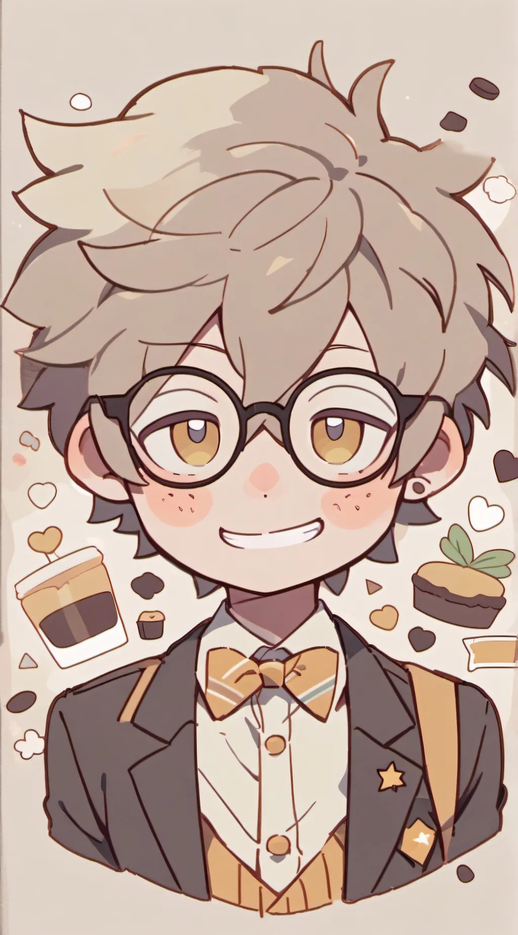 ai character: 🤓 background