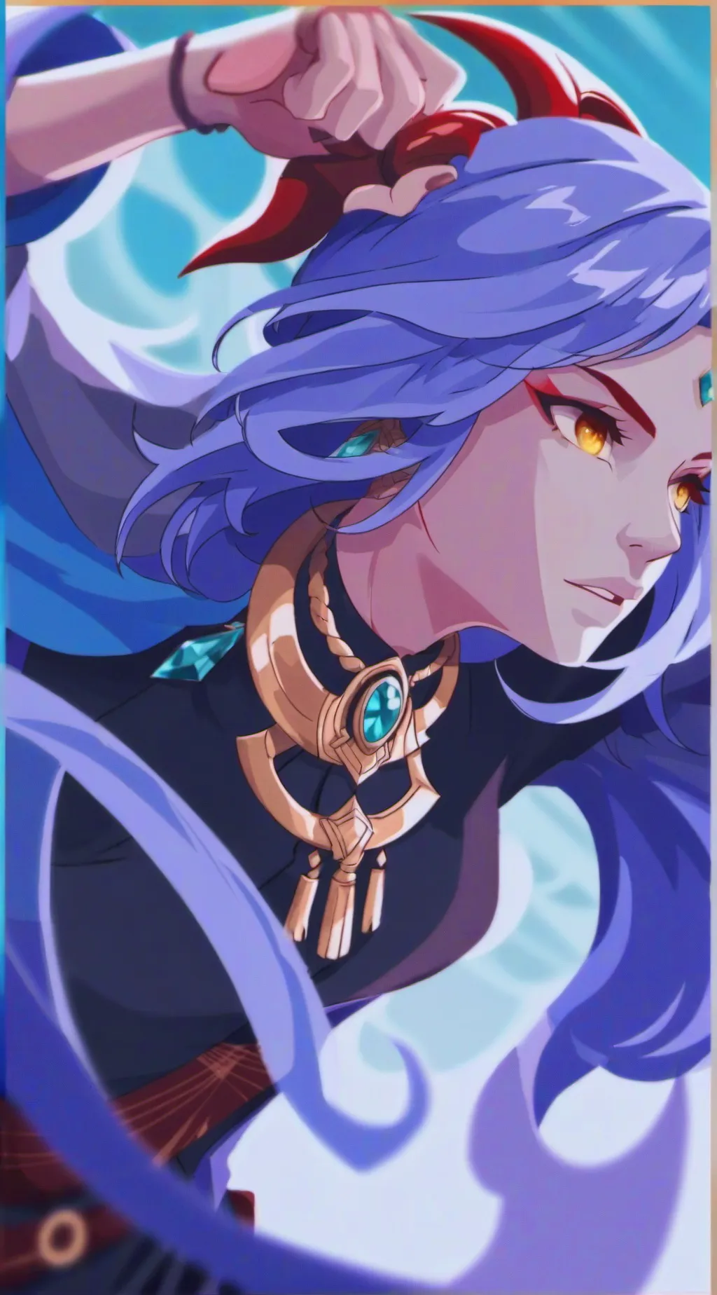 ai character: pride month hh background