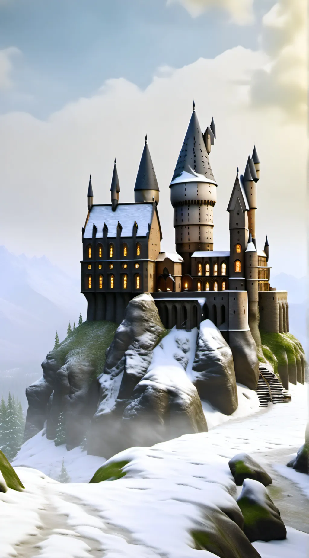 ai character: Hogwarts background