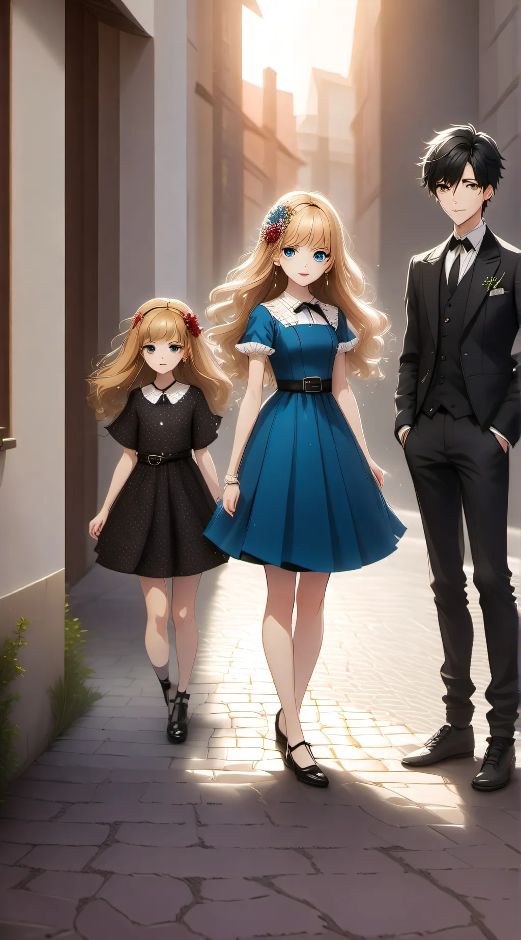 ai character: Alex,Alice,Jane background