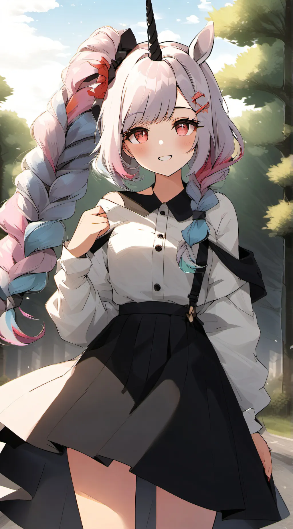 ai character: Charlotte  background