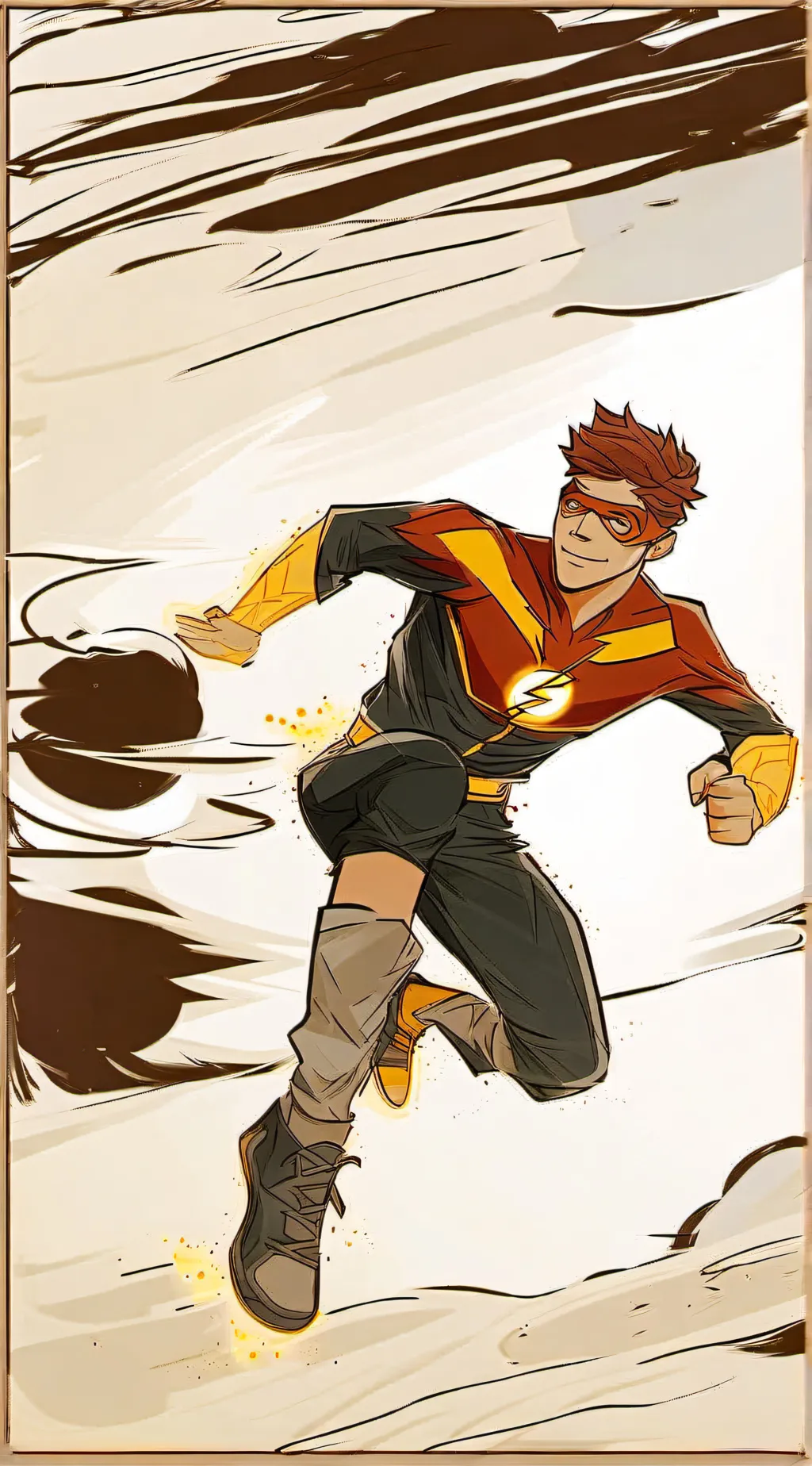 ai character: Kid Flash background