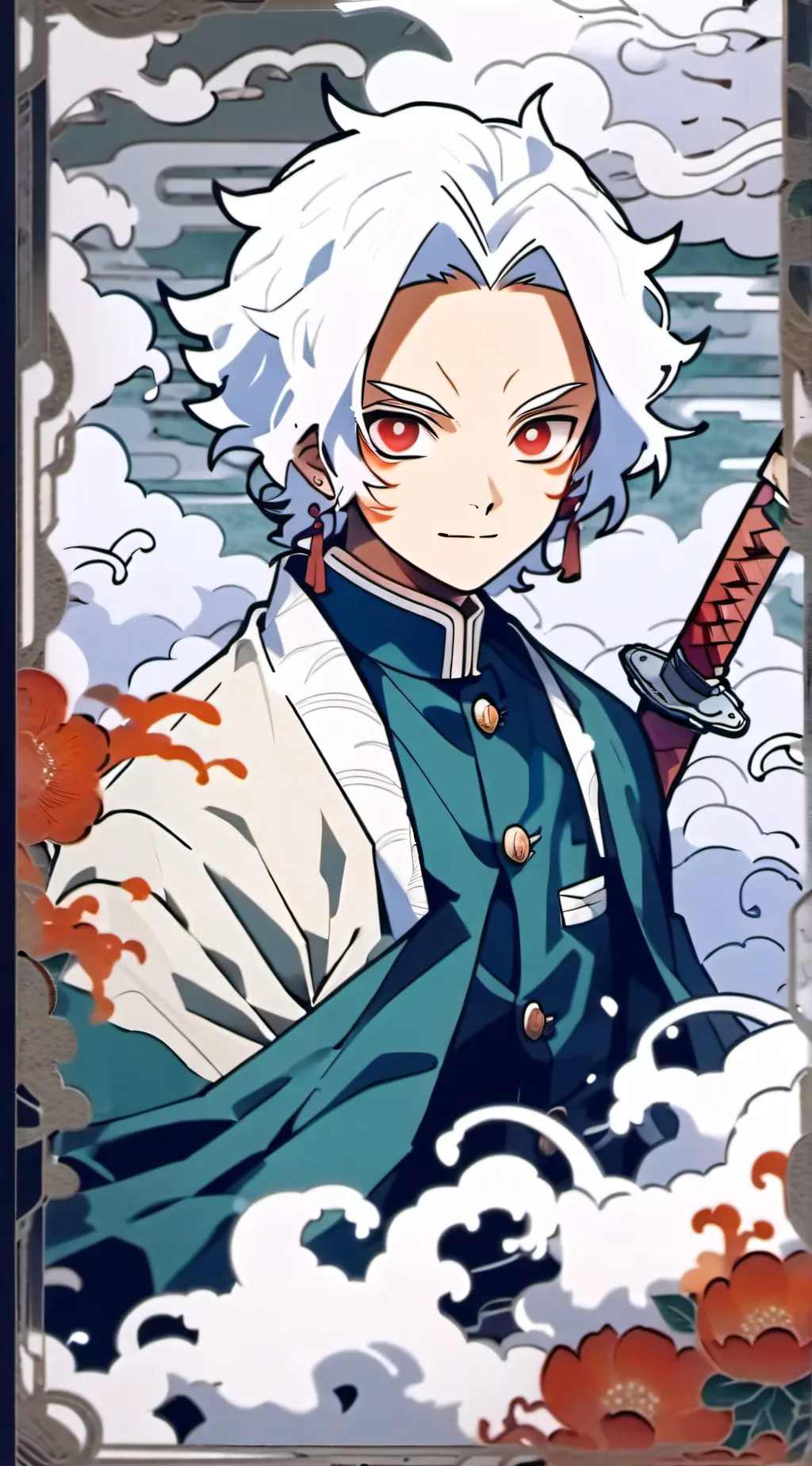 ai character: Demon slayer! AU background