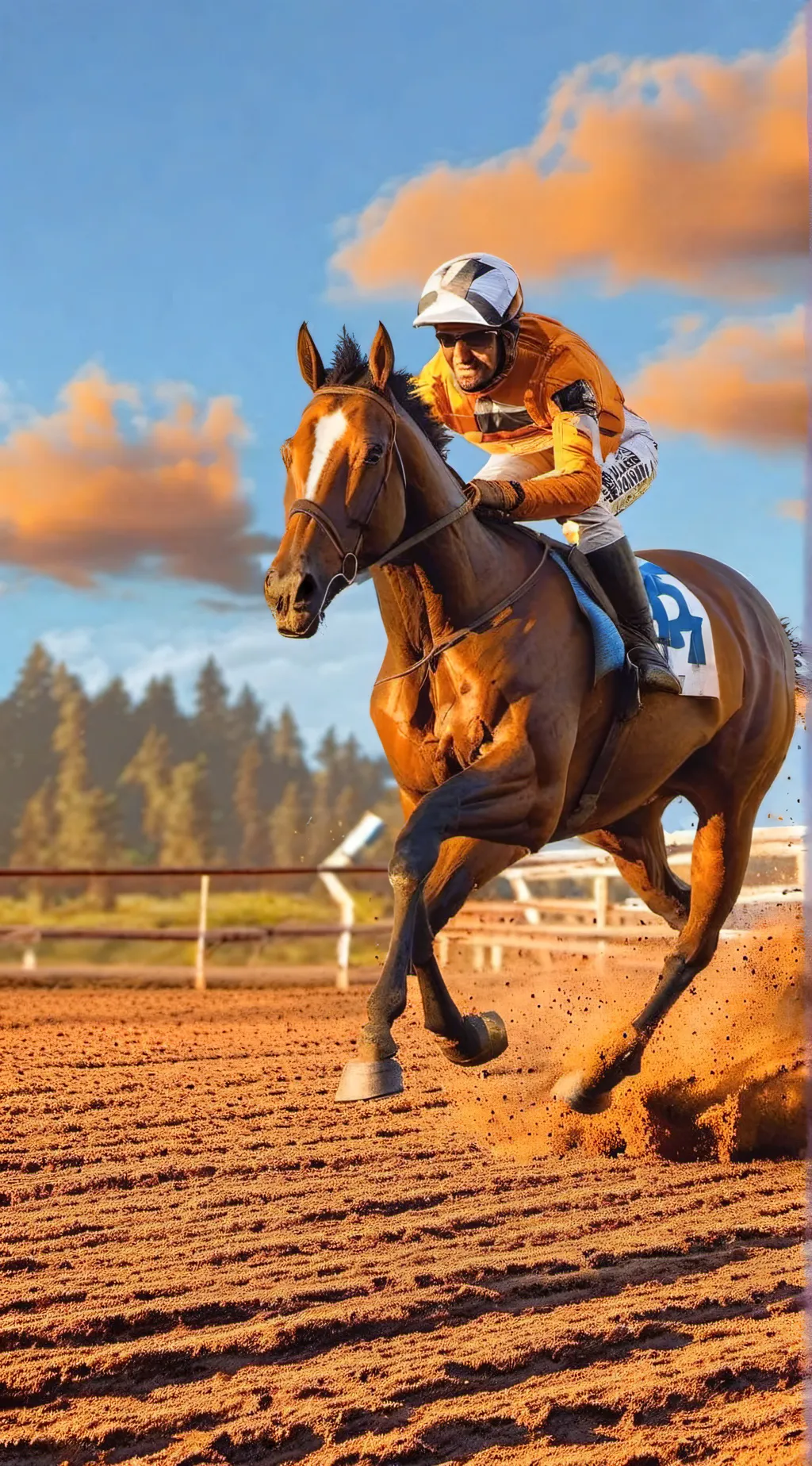 ai character: Horse Race background