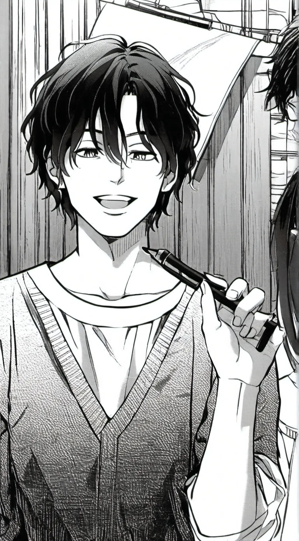 ai character: Damien background