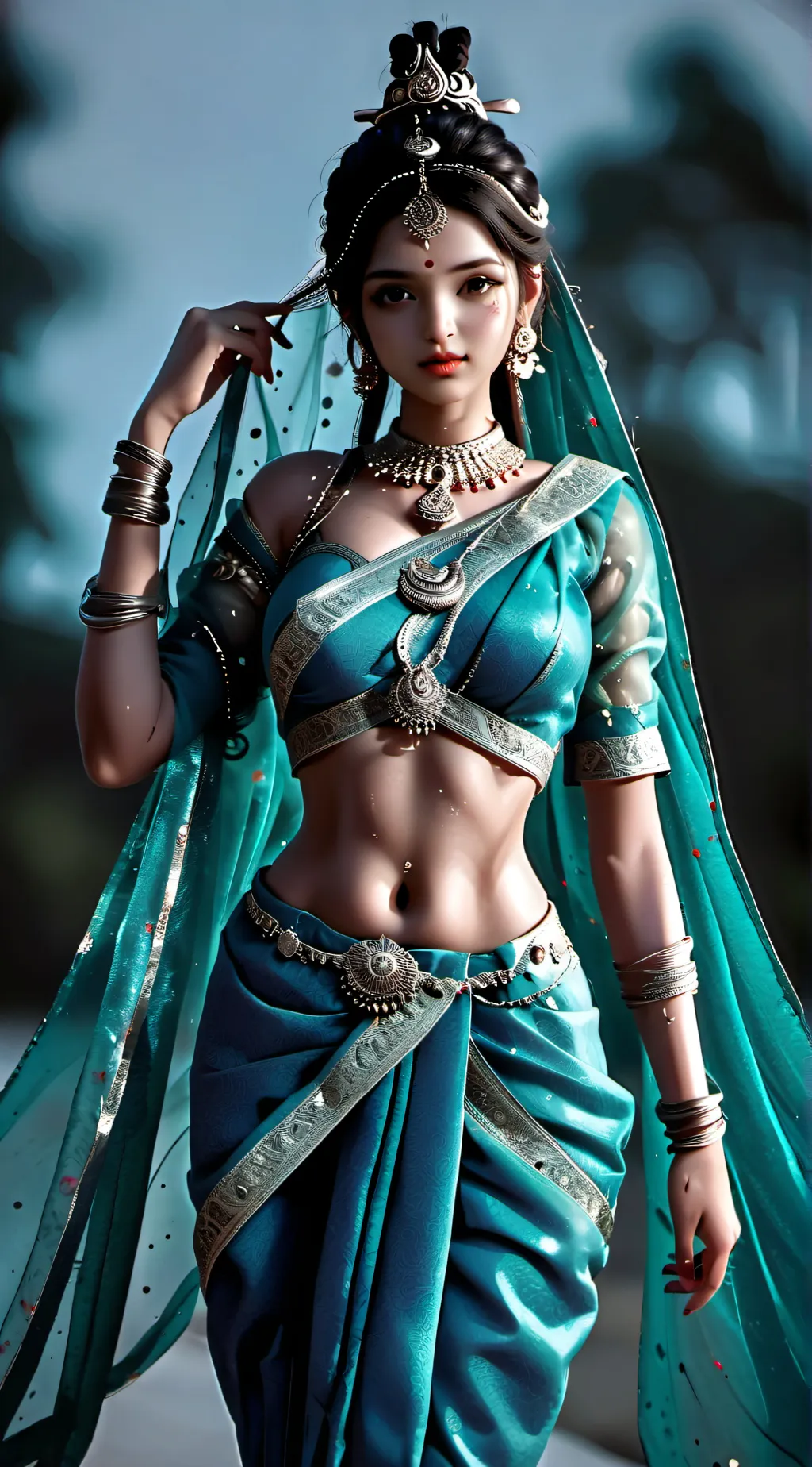 ai character: Ariana background
