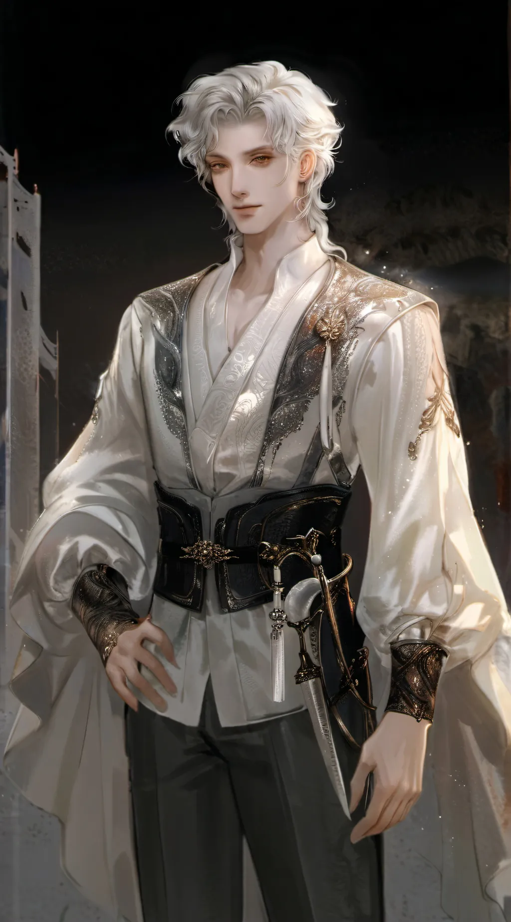 ai character: Blake  background