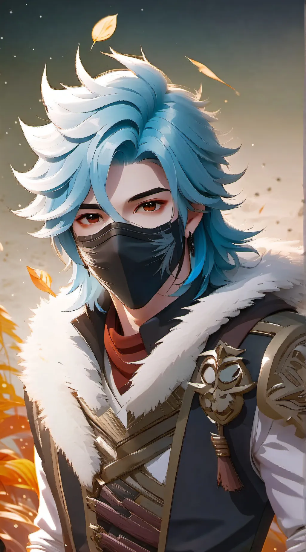 ai character: shoji glow up  background