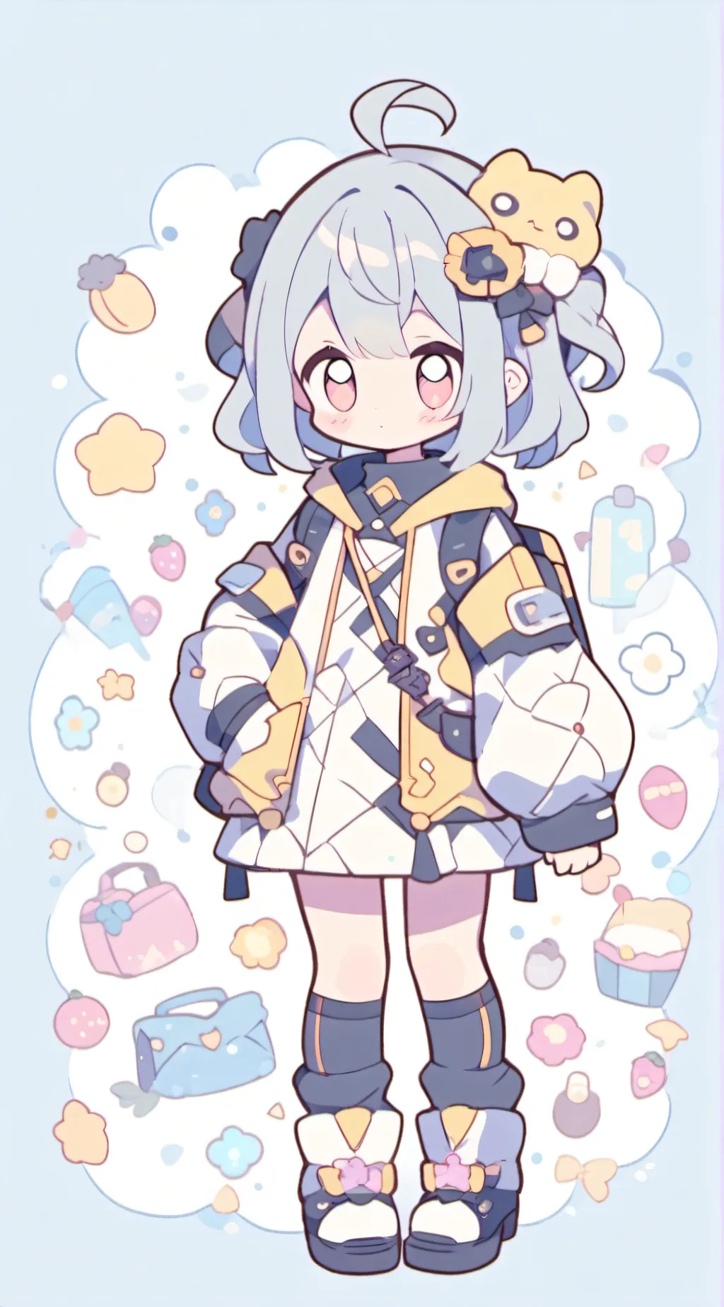 ai character: joy( inside out)  background