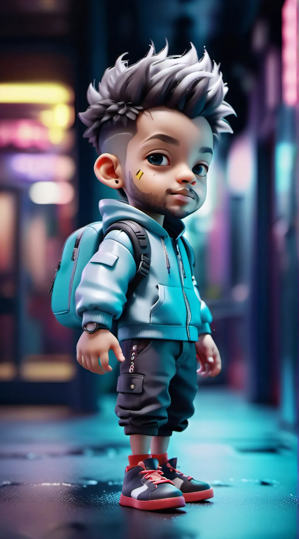 ai character: X background