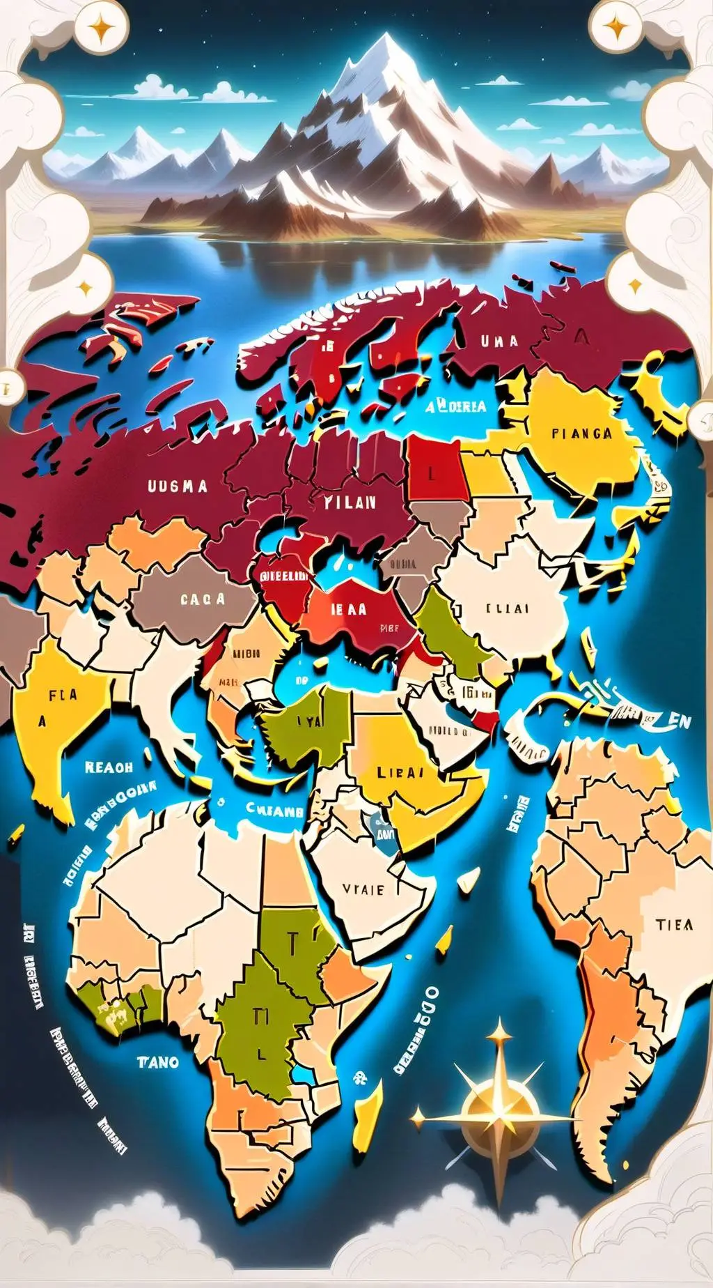 ai character: COUNTRY BALLS background