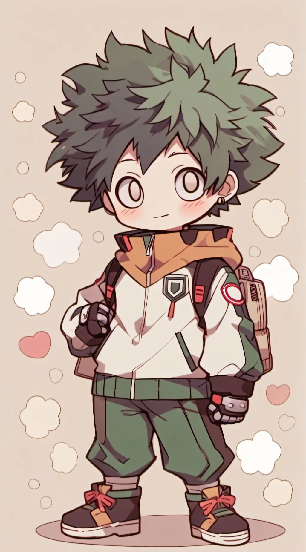 ai character: mha new student  background