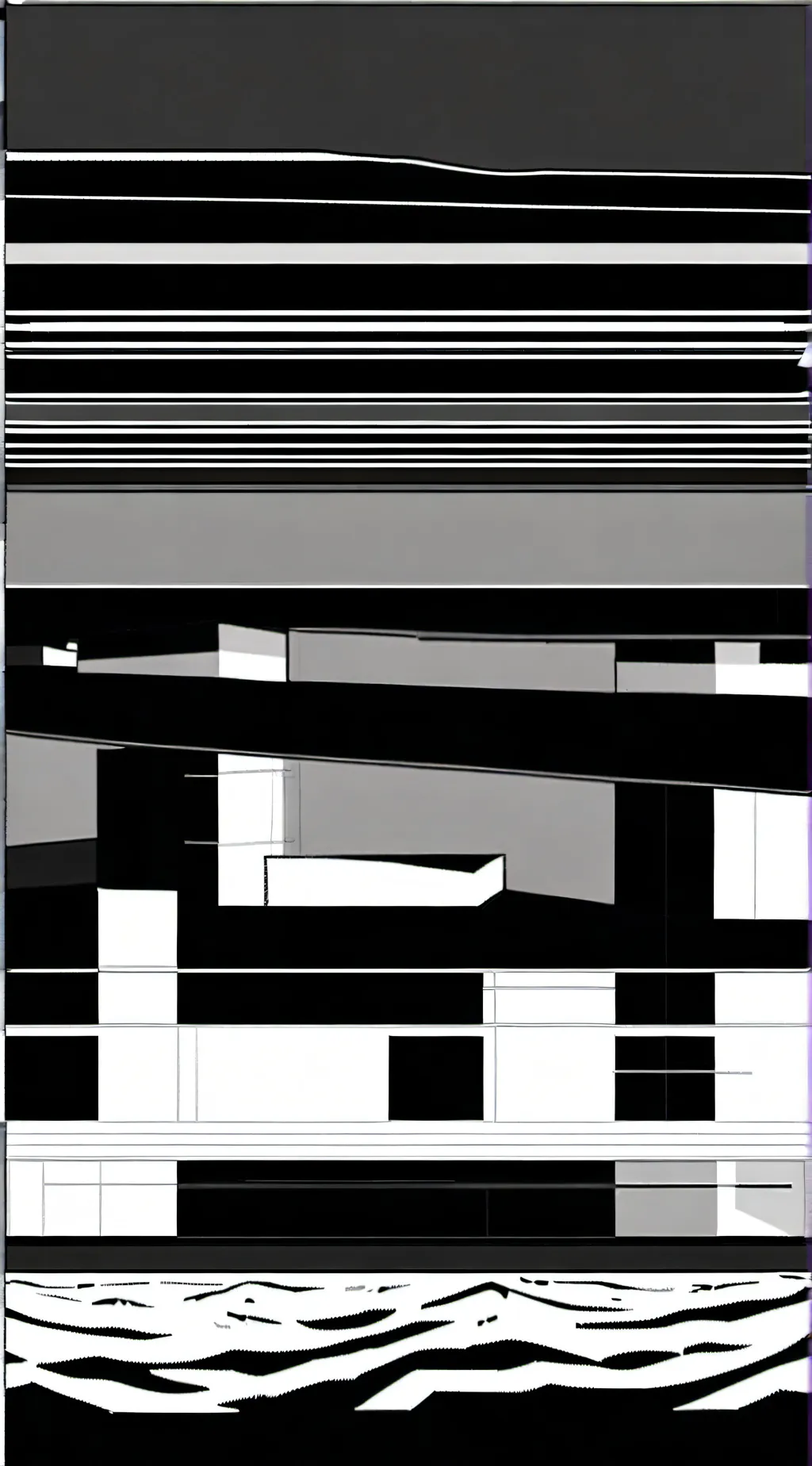 ai character: Black and white background